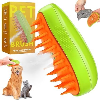 PETHATCH® 3-in-1 Steam Brush for Dogs & Cats